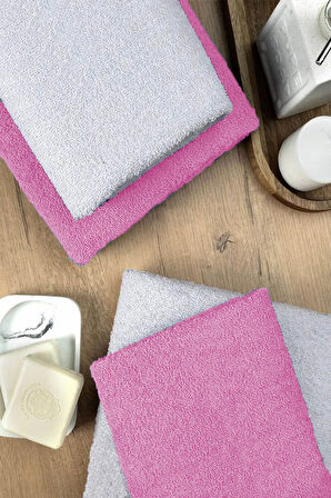 4 lü Banyo Havlusu Takımı Soft Büyük Havlulu Pamuklu Havlu Seti 90X150 Cm Beyaz