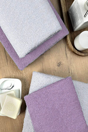 4 lü Banyo Havlusu Takımı Soft Büyük Havlulu Pamuklu Havlu Seti 90X150 Cm Beyaz