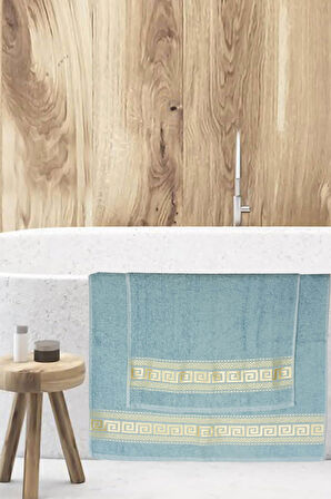 2 Parça Banyo Havlu Seti Helen %100 Pamuklu 70x140 cm