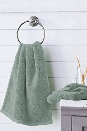 10 lu El Yüz Otel Havlusu 50x85 Cm Renkli 16/1 Avs 200 Gr