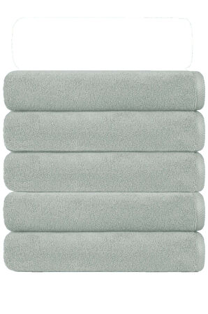 5 li Otel Banyo Havlusu Pamuklu 70X145 Cm Renkli 16/1 Avs 440 Gr