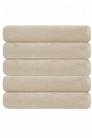 5 li Otel Banyo Havlusu Pamuklu 70X145 Cm Renkli 16/1 Avs 440 Gr