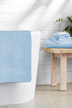 5 li Otel Banyo Havlusu Pamuklu 70X145 Cm Renkli 16/1 Avs 440 Gr