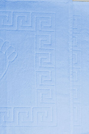 10 lu Otel Ayak Havlusu Bukle Ayak İzli 50x70 Cm Renkli 16/2 Avs 250 Gr