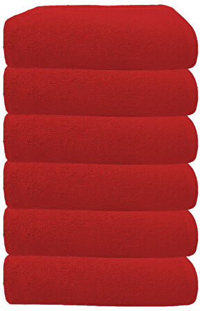 6’lı Premium %100 Pamuklu Kuaför & Berber Saç Havlusu 50X90 Cm