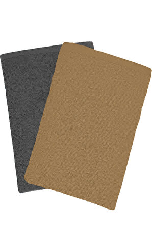 2 li Lüks El Yüz Havlu Seti 50x90 Cm %100 Pamuklu Gramajlı Bejra