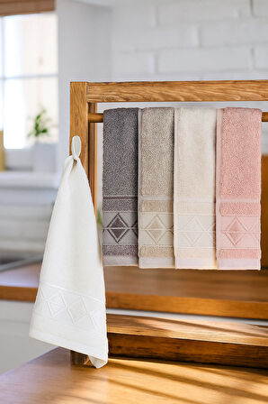 6'lı Mutfak Havlusu Seti 30x50 cm %100 Pamuklu Kilim