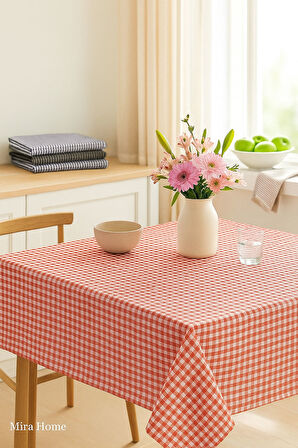 3 lü Zefira Renkli 170x170 cm Piknik Mutfak Masa Örtüsü & Yer Sofra Bezi 