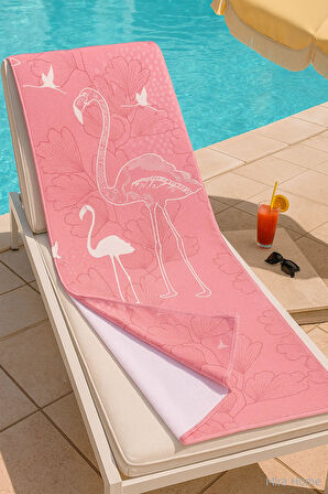 Yetişkin Unisex 70x140 Cm Yaz Desenli Plaj ,Deniz , Banyo Havlusu Ocean