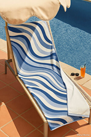 Unisex Baskılı Plaj Deniz Havuz Havlusu %100 Pamuk 70x145 Cm Wonderfull