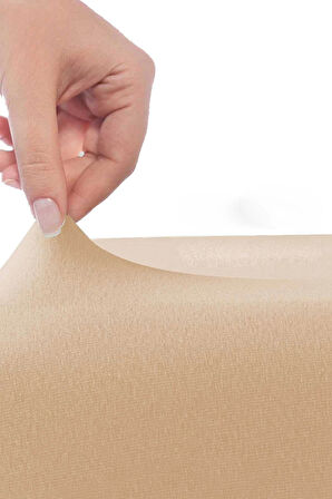 Çift Kişilik Düz Penye  %100 Pamuklu Lastikli Çarşaf 200X200 Cm Battal  Boy Newsheet Kahverengi