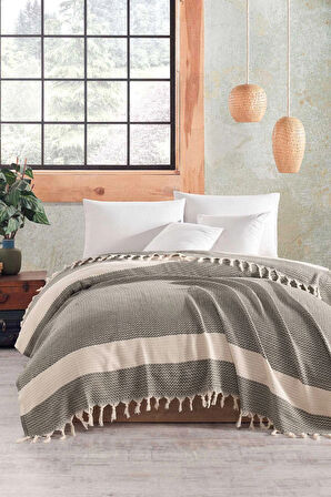 Çift Kişilik Yatak Pikesi Luna Yeşil 200 x 230 Cm