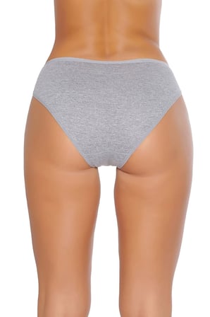 6'lı Tutku Kadın Pamuklu Fiyonklu İnce Bel Bikini Külot Seti