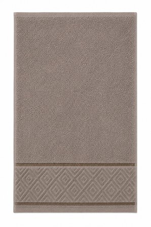 El Yüz Havlusu 50x90 cm %100 Pamuk Kısmi Kadife Jakar Nova Collection