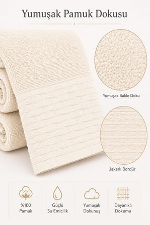 Banyo Havlusu %100 Pamuk 90x150 cm Linea Collection 650 Gr