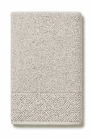 El Yüz Havlusu 50X90 Cm  Pamuk Kısmi Kadife  Quadro Taş