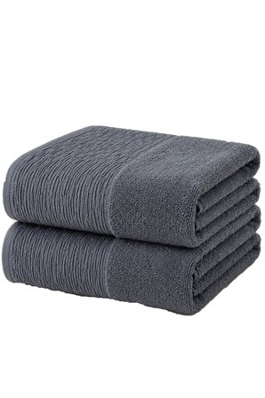 2'li Büyük Boy Banyo Havlusu 90x150 Cm %100 Pamuk Siena Collection 650 Gr