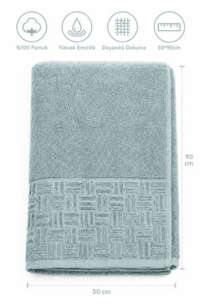 El Yüz Havlusu 50x90 Cm %100 Pamuk Kısmi Kadife Terra Collection