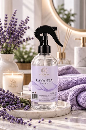 Oda Kokusu Sprey Lavanta Kalıcı Oda Parfümü 500 ml