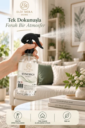 Oda Kokusu Sprey Sinerji Çiçek Kalıcı Oda Parfümü 500 ml