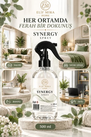 Oda Kokusu Sprey Sinerji Çiçek Kalıcı Oda Parfümü 500 ml