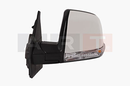 Fiat Dis Dikiz Aynası Elektrikli Sinyallı Kapaklı 8 Fisli Tek Camlı Astarlı Sol Doblo III 11-> - Art M001.1025