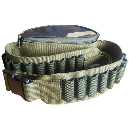 SAVAGE HH06067 Fişeklikli Bel Çantası Meşe Desen