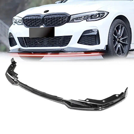 AUTOGP  Bmw G20 ön tampon altı lip pianoblack 2019 / 2022 2 2 parça performans stil