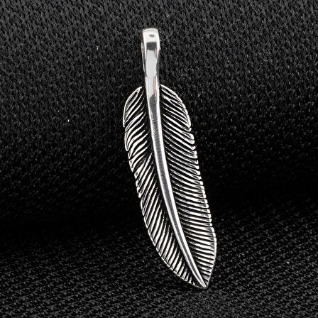 Plaka 925 Ayar Gümüş Erkek Kolye Ucu