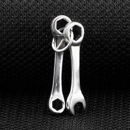 Anahtar Tasarımlı 925 Ayar Gümüş Erkek Kolye Ucu