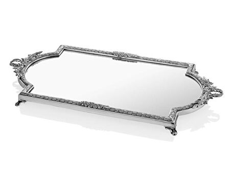 Lamedore Aynalı Gümüs Jardenyer 76x38x5 CM (3)