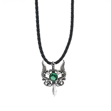 Ejderha 925 Ayar Gümüş Erkek Kolye