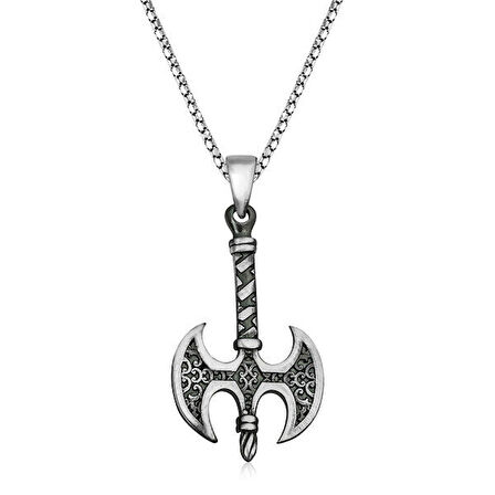 Balta  925 Ayar Gümüş Erkek Kolye