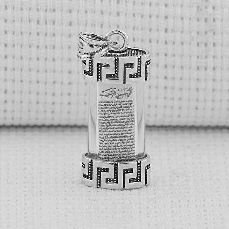 Cevşeni Kebir Dualı 925 Ayar Gümüş Erkek Kolye Ucu