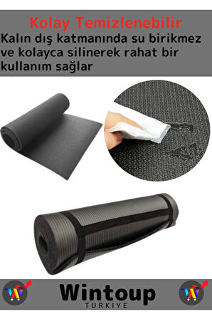 Özel Seri Çift Taraflı Su Geçirmez Taşıma Askılı Kamp Çadır Uyku Matı Minder Yoga Pilates 6,5 Mm