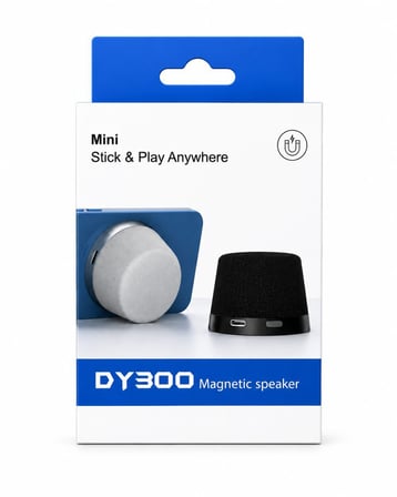 DY300 Mini Bluetooth Hoparlör Mıknatıslı Kompakt Taşınabilir Ses