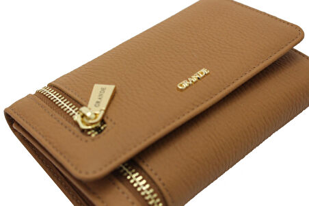 Gd 2639 Grande Hakiki Deri Kadın Cüzdan - Kartlık