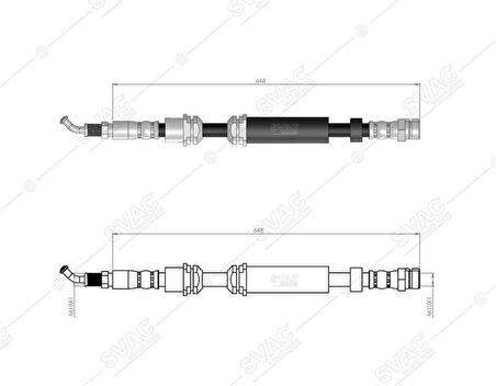 Vag Fren Hortumu On Sag A4 16> A5 17> - Svac 10-0247