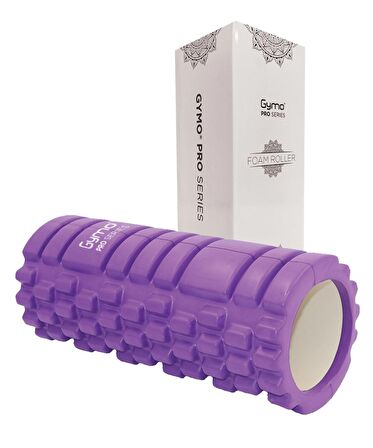 Gymo Pro Series Foam Roller Pilates Masaj Rulosu Mor