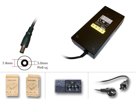 Dell 19.5V 9.23A 180W 7.4x5.0mm Notebook Adaptör, Şarj Cihazı LA180PM180 / CMADP048