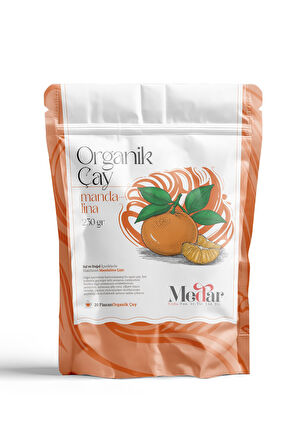 Gerçek Meyve Parçacıklı Organik Mandalina Çayı 250 gr