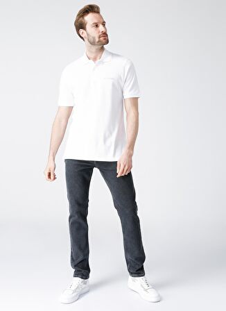 Columbia CS0214 Polo Yaka Kısa Kol StandartKalıp Baskılı Beyaz Erkek T-Shirt