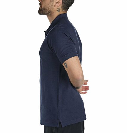 Columbia CS0214 Polo Yaka Kısa Kol StandartKalıp Baskılı Mavi Erkek T-Shirt