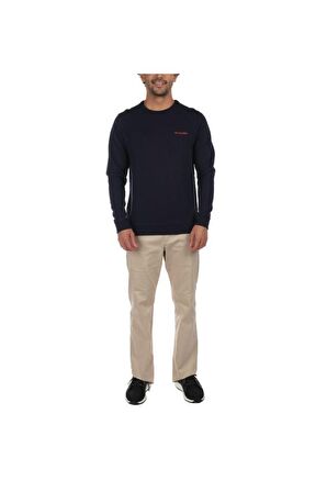 Columbia M CSC Basic Crew Erkek Lacivert Sweatshirt CS0204-472