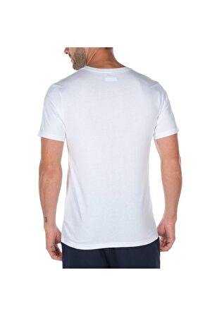 Columbia Brushed V Neck Erkek V Yaka Beyaz Tişört CS0288-100