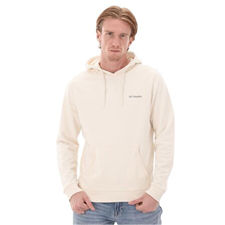 Columbia Csc M Basic Sm Logo Krem Hoodie