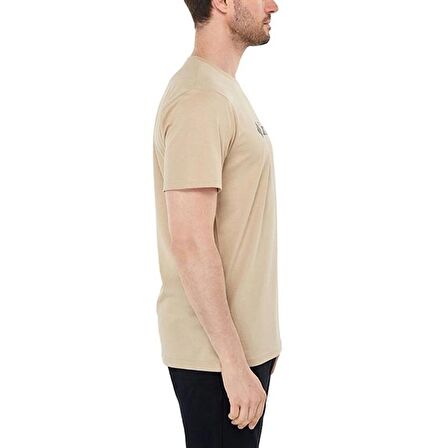 Columbia CSC M Basıc Bıg Logo Brushed SS Tee Erkek Tişört Bej CS0287-271
