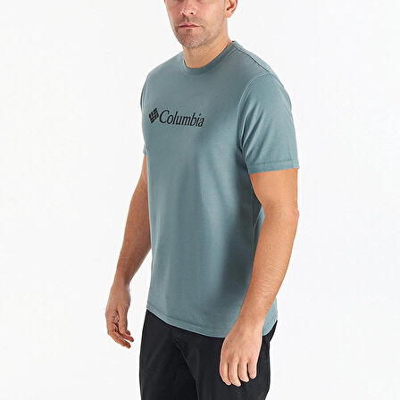 Columbia Cs0287 Csc M Basic Big Logo Brushed Ss Tee Erkek T-Shirt