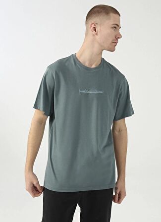 Columbia CSC M Bar Splıt Graphıc SS Tee Erkek Tişört Yeşil CS0121-346