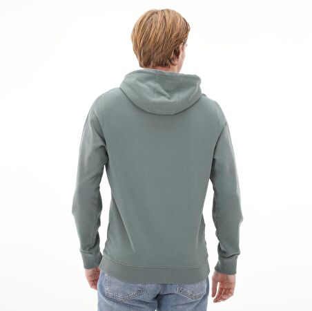 Columbia CSC M Basic SM Logo Hoodie Erkek Sweatshirt Yeşil CS0275-346